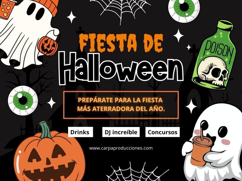 Contenido en Redes Sociales para Halloween - Carpa Producciones Contenido en Redes Sociales para Halloween - Carpa Producciones