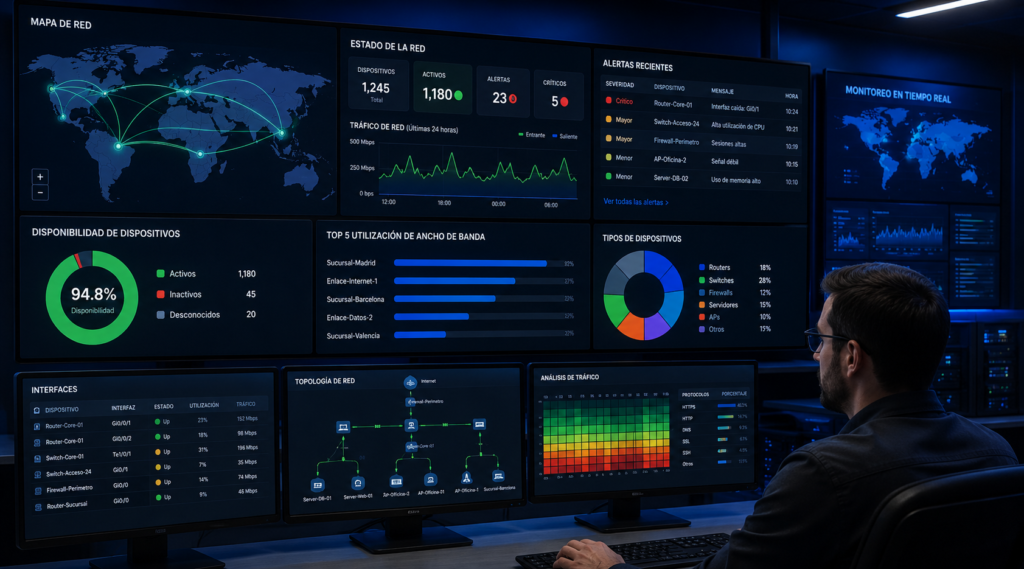 Monitoreo de redes para empresas