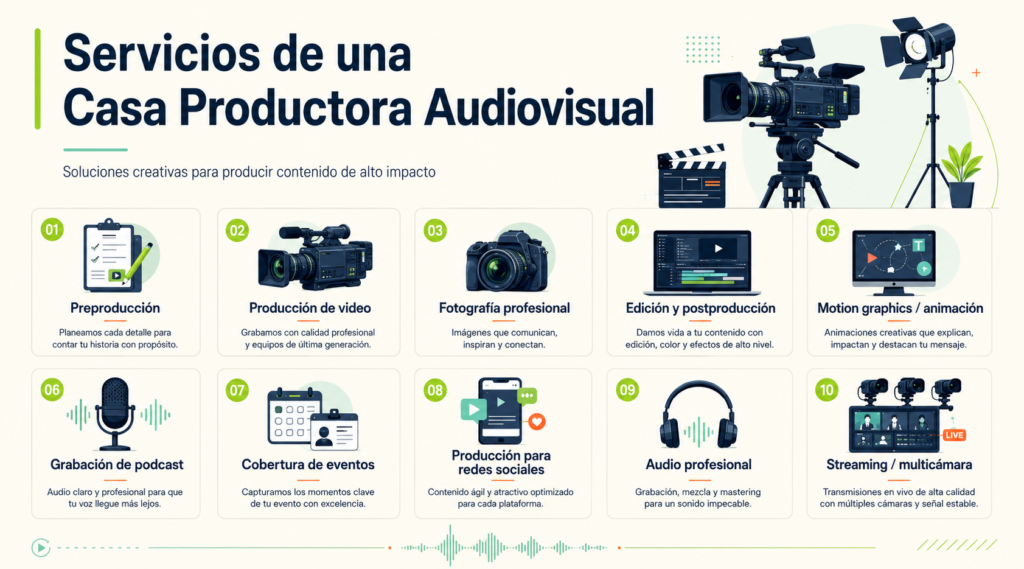 Casa Productora: Qué Es y Qué Servicios Ofrece