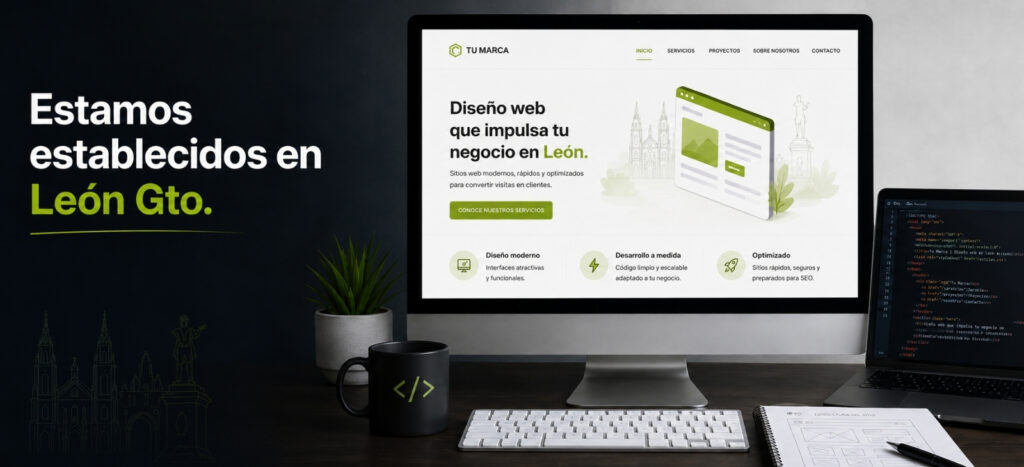 Oficina de Carpa Producciones, agencia de diseño web en León, Gto.