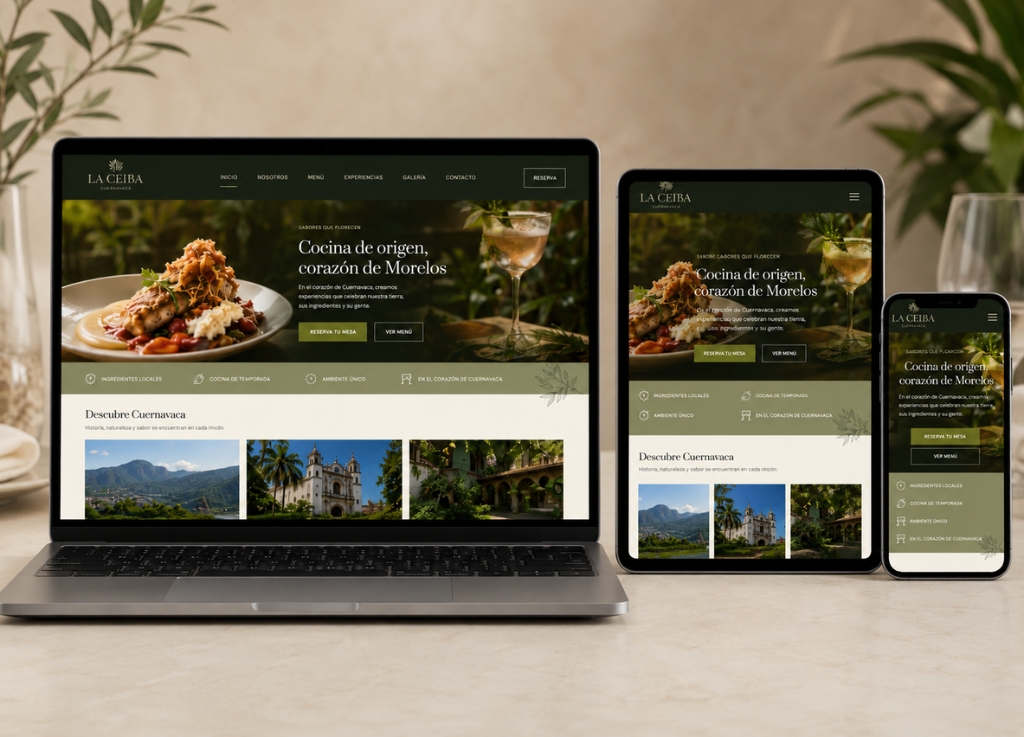 Desarrollo de páginas web a la medida para negocios de Cuernavaca, Mor.