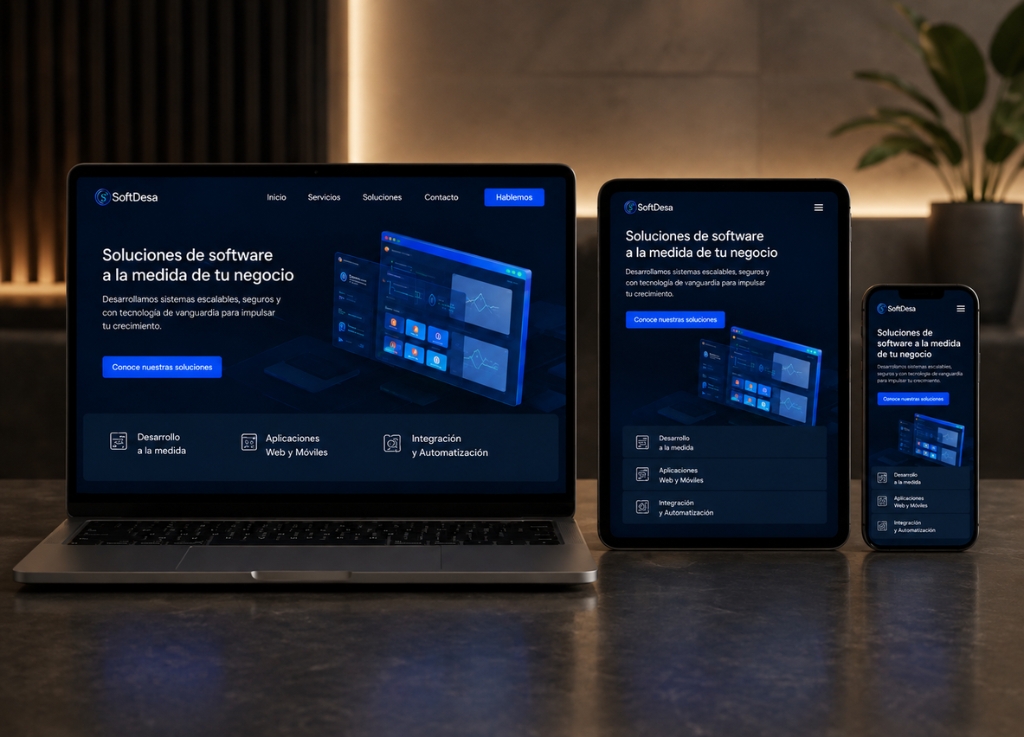 Desarrollo de páginas web a la medida para empresas de Guadalajara, Jal.