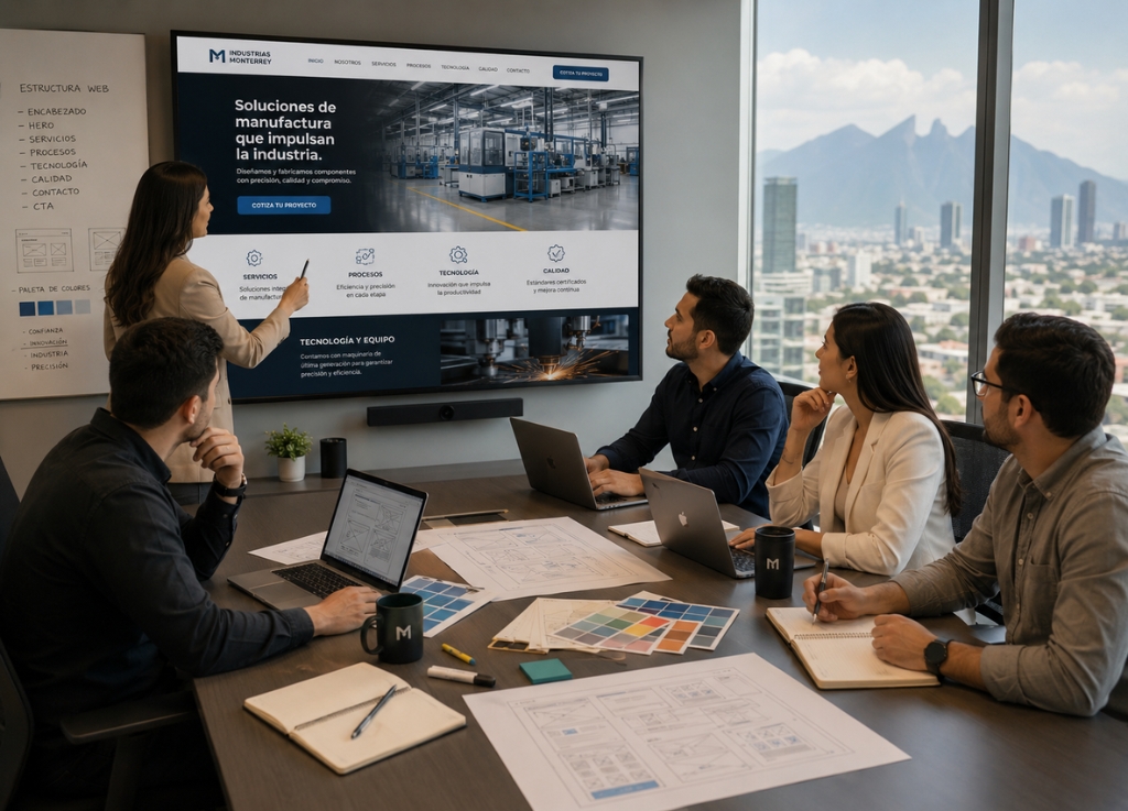 Diseño de páginas web en Monterrey para empresas que necesitan vender