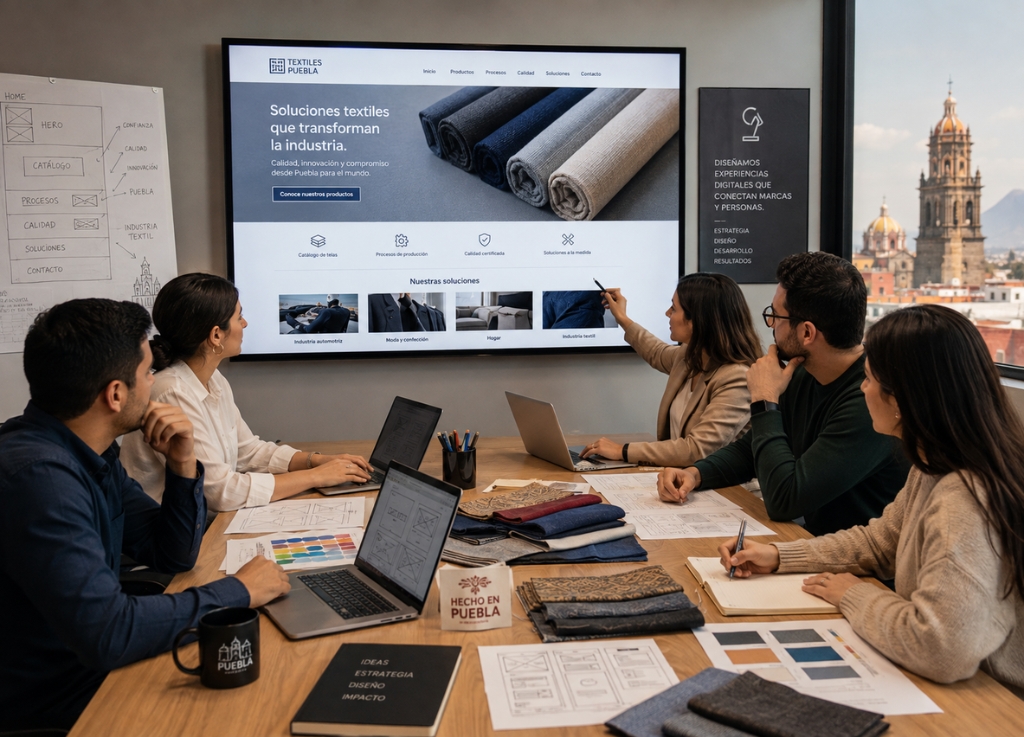 Diseño de páginas web en Puebla para empresas que necesitan vender