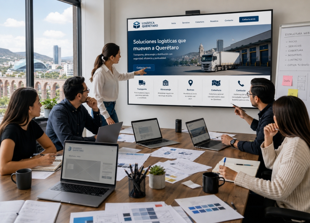 Diseño de páginas web en Querétaro para empresas que necesitan vender