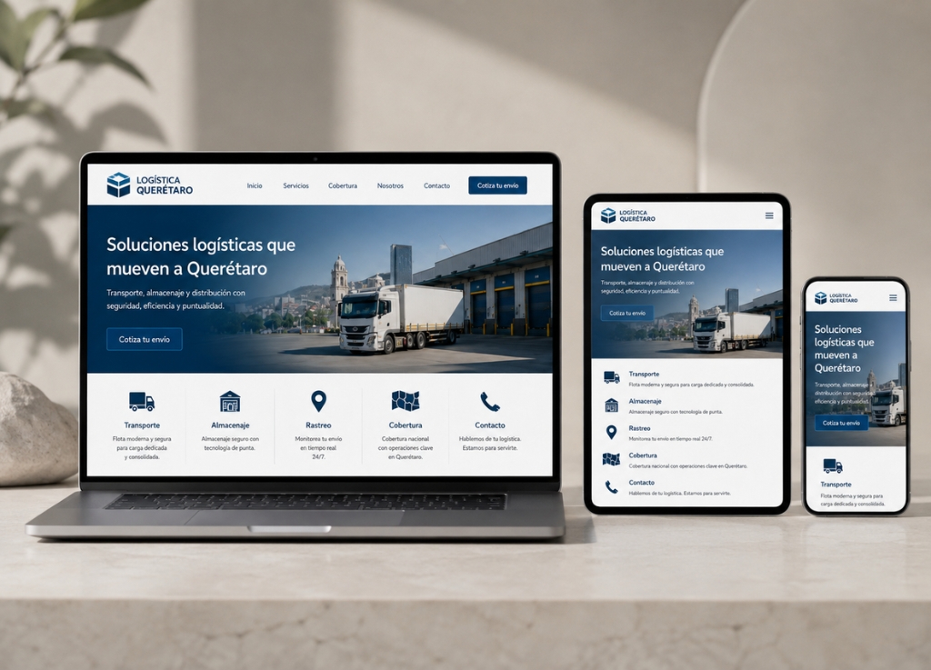 Desarrollo de páginas web a la medida para empresas de Querétaro, Qro.