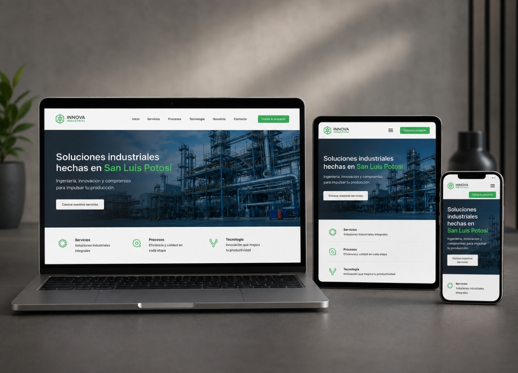 Desarrollo de páginas web a la medida para empresas de San Luis Potosí, S.L.P.