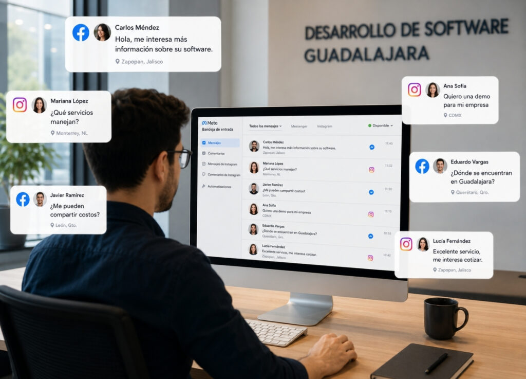 Persona revisando en el celular las reacciones de una publicación