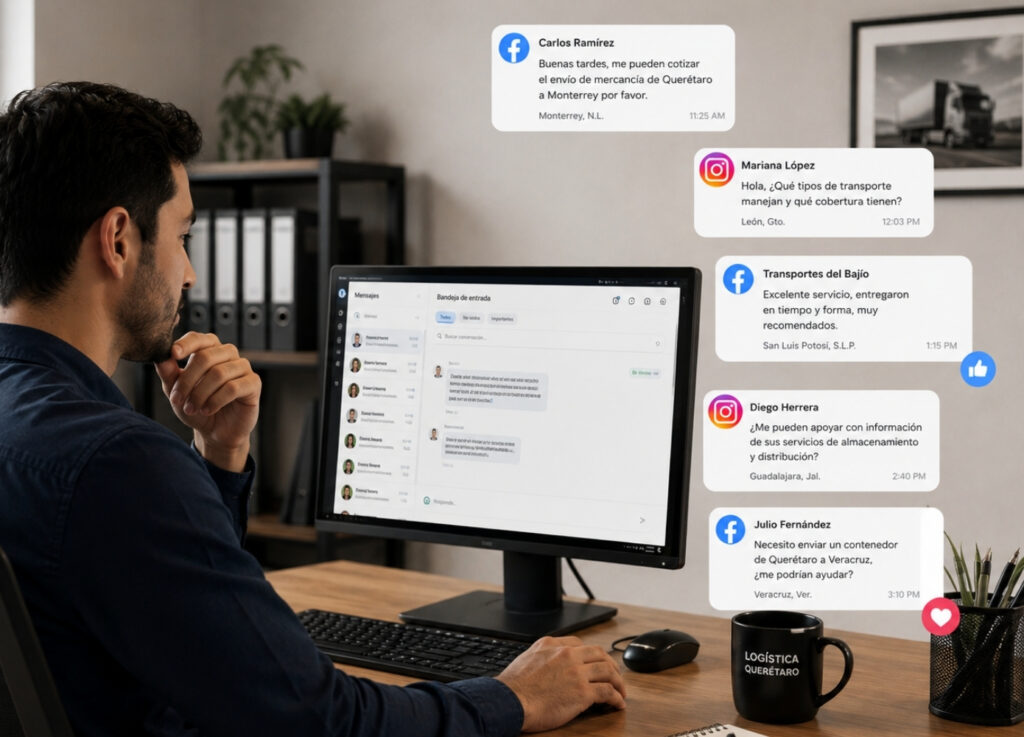 Persona revisando en el celular las reacciones de una publicación