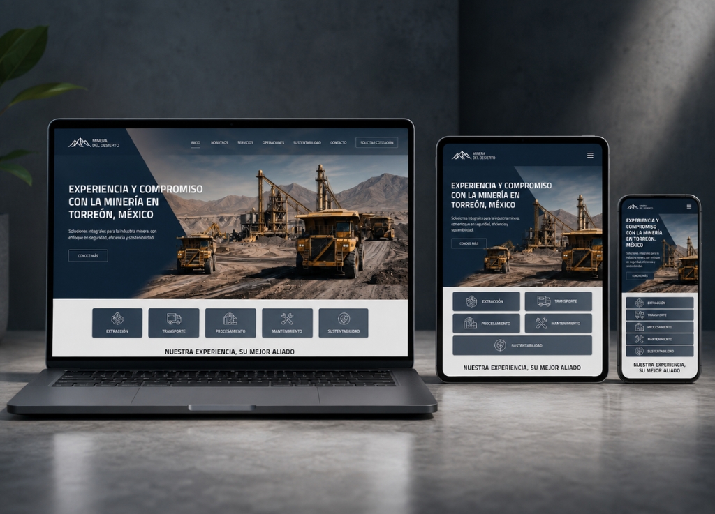 Desarrollo de páginas web a la medida para empresas de Torreón, Coah.
