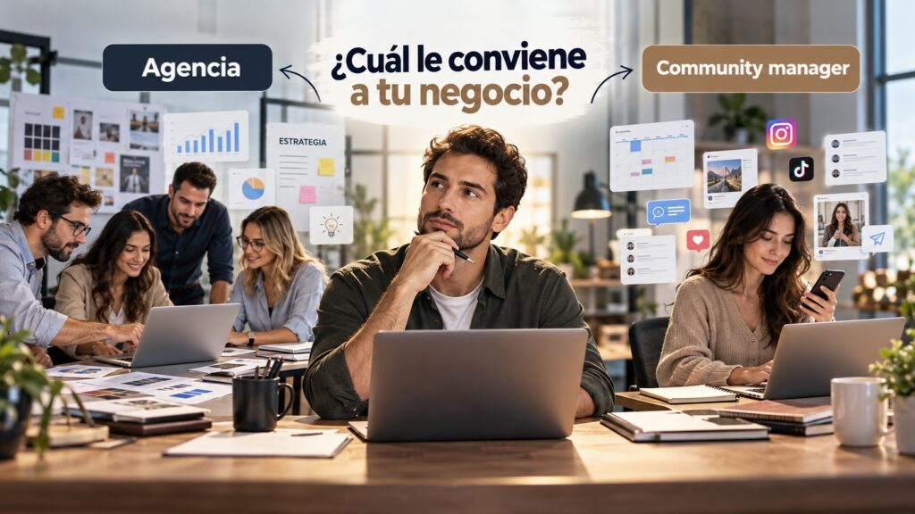 ¿Agencia o community manager? Cuál le conviene a tu negocio