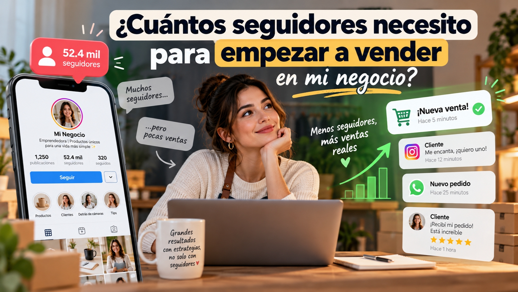 ¿Cuántos seguidores necesito para vender en mi negocio?